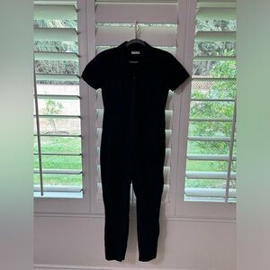 Outerknown Black Straight Leg Jumpsuit
